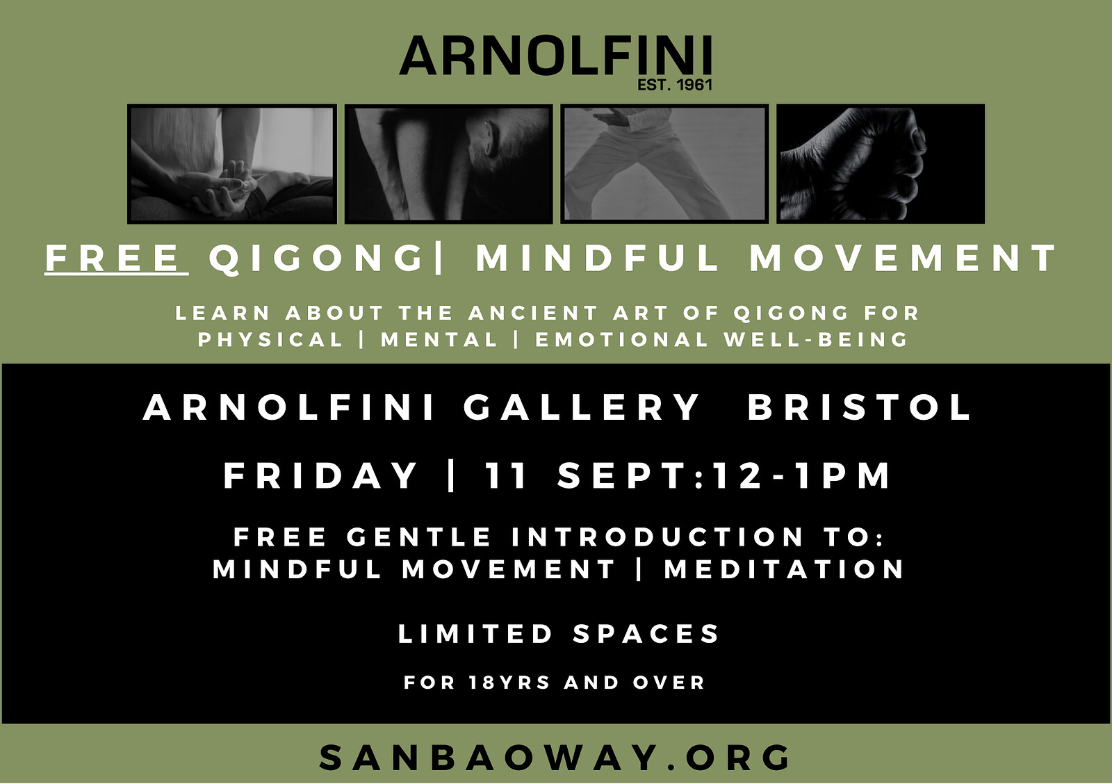 QiGong and Mindful Movement: Introduction Class at Arnolfini