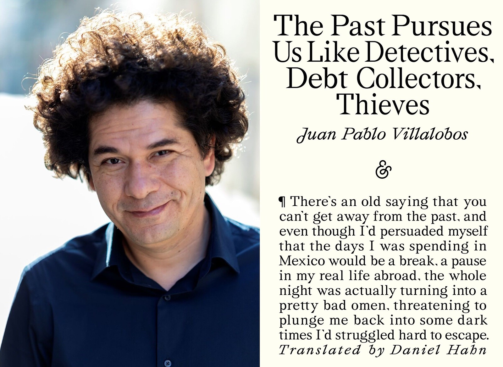 Juan Pablo Villalobos at Gloucester Road Books