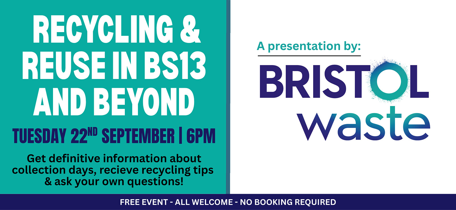 Bristol Waste Information Talk at On The Hill