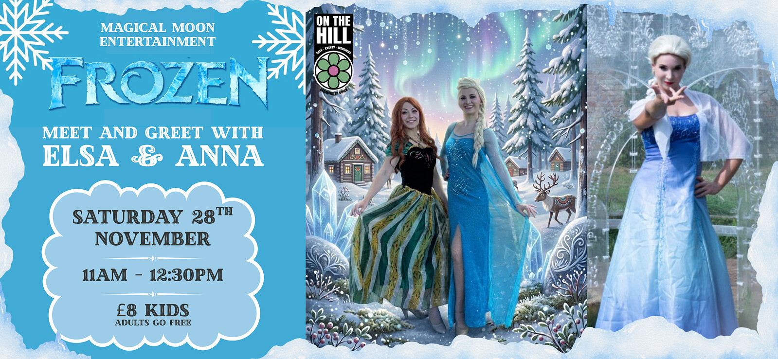 Frozen Princess Party with Elsa & Anna at On The Hill