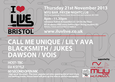 IluvBristol 21.11.13 at Pryzm