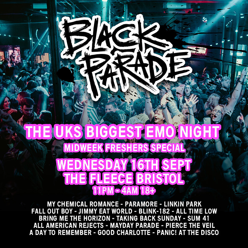 Black Parade: 00's Emo Club Night - Mid Week Freshers Special at The Fleece
