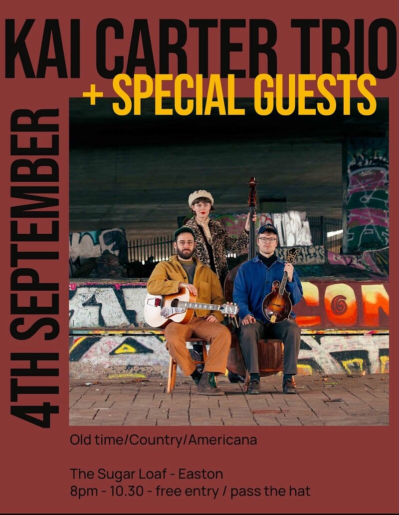 Kai Karter Trio + Special Guests at The Sugar Loaf
