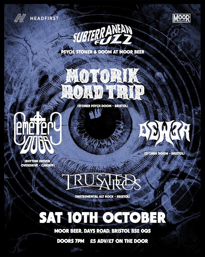Motorik Road Trip /Cemetery Dogs/Dewer/Trusted Arcs at Moor Beer Co