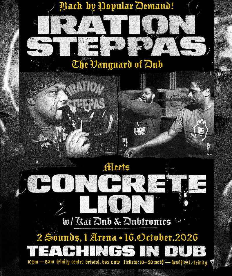 Iration Steppas x Concrete Lion at The Trinity Centre