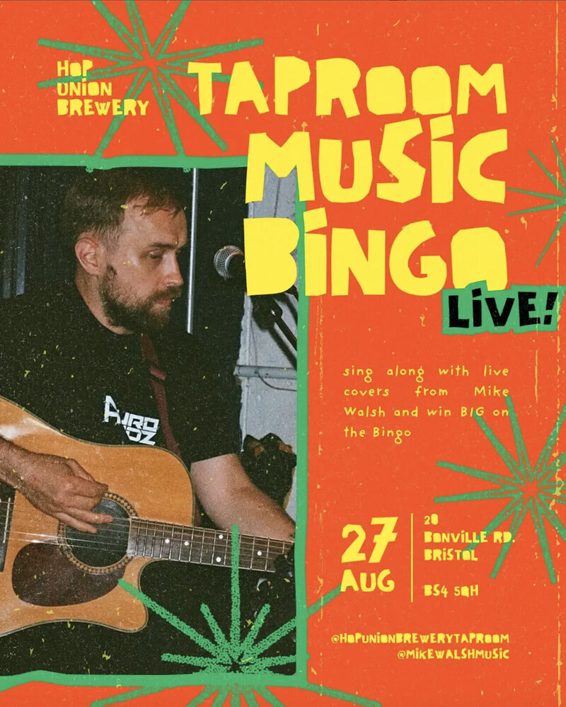 Taproom Music Bingo at Hop Union Taproom