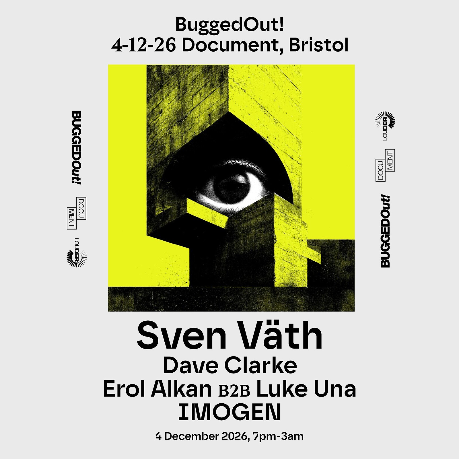 Bugged Out presents: Sven Väth, Dave Clarke, Erol Alkan & more at DOCUMENT