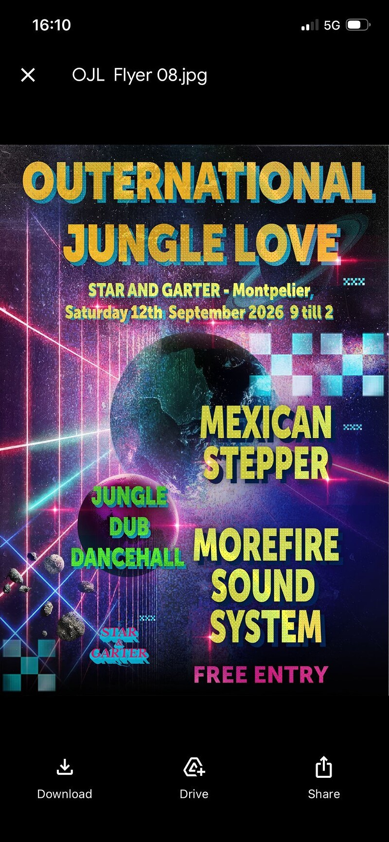 Outernational Junhle Love: Mexican Stepper at Star And Garter