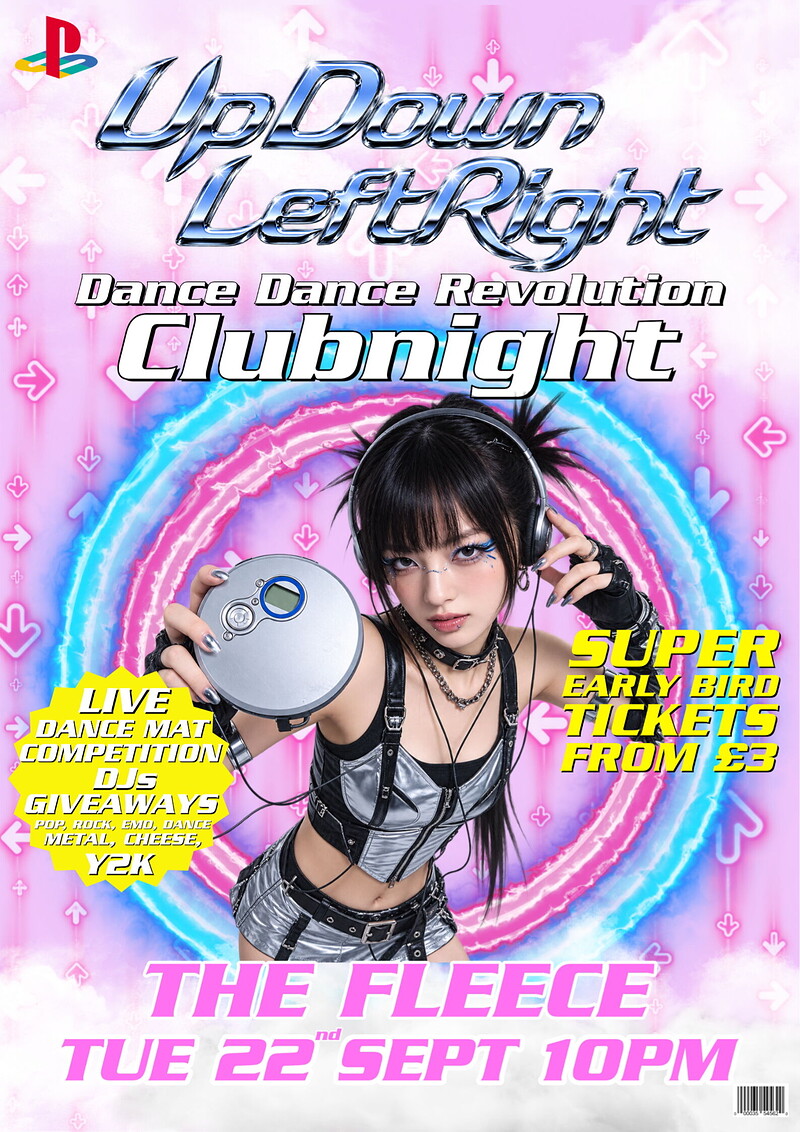 UpDownLeftRight – Dance Dance Revolution Clubnight at The Fleece
