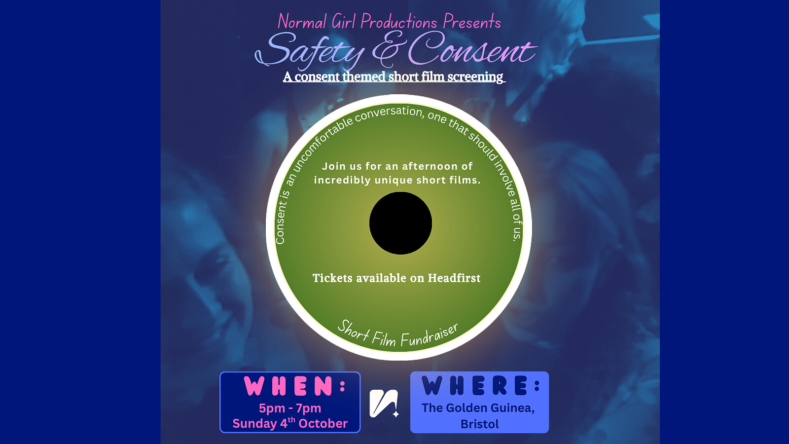 Safety & Consent: A consent themed short film screening at The Golden Guinea