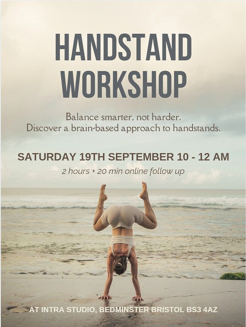 Handstand Workshop at Intra- Studio BS3 4AZ
