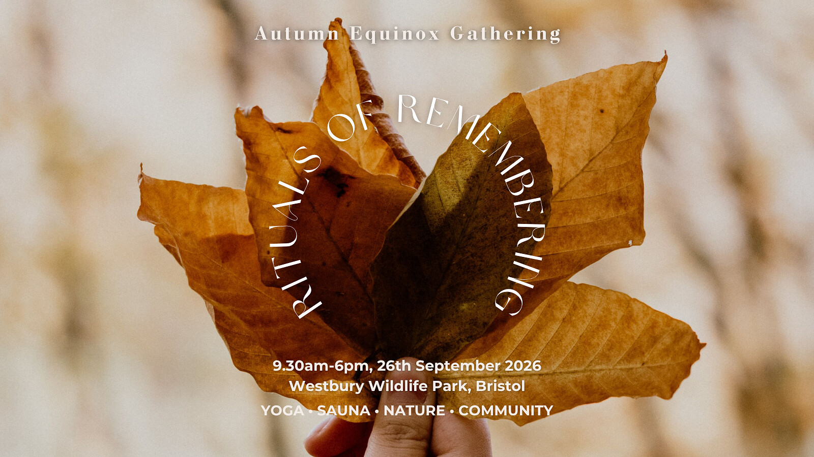 Rituals of Remembering / Autumn Day Retreat at Fire and ice wellness, westbury