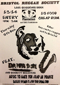 Reggae Society Sessions at Plantation