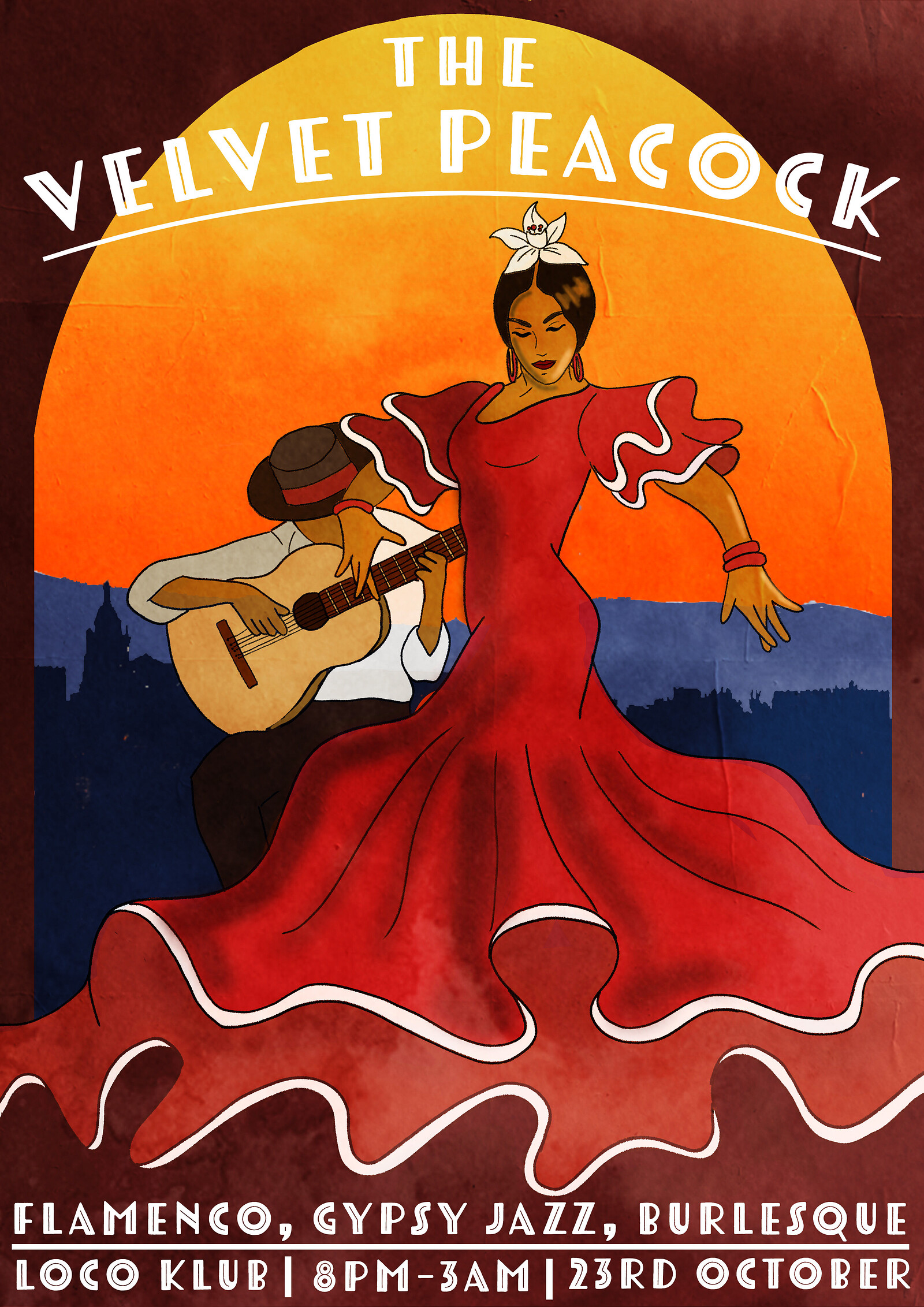 The Velvet Peacock- Flamenco Edition at Loco Klub