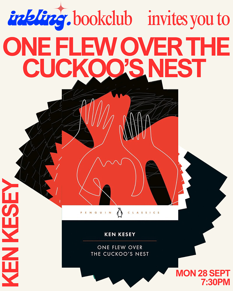 Inkling bookclub presents…One Flew Over The Cuckoo’s Nest at The Famous Royal Navy Volunteer