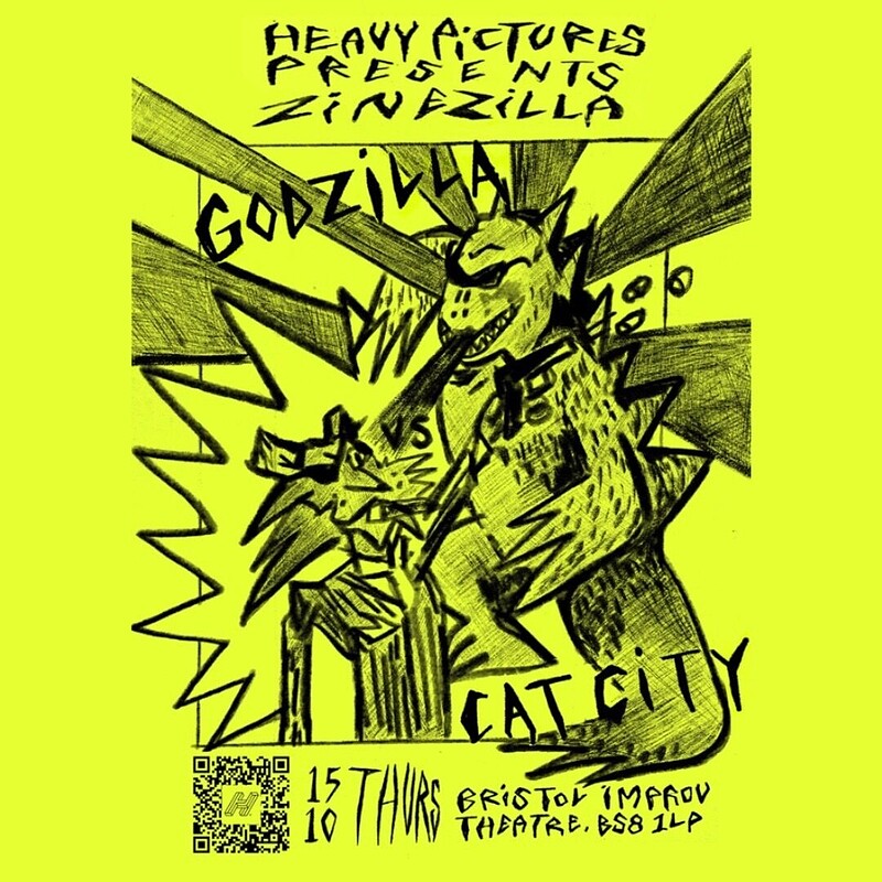 Heavy Pictures & Zinezilla Presents Godzilla & Cat City at The Bristol Improv Theatre
