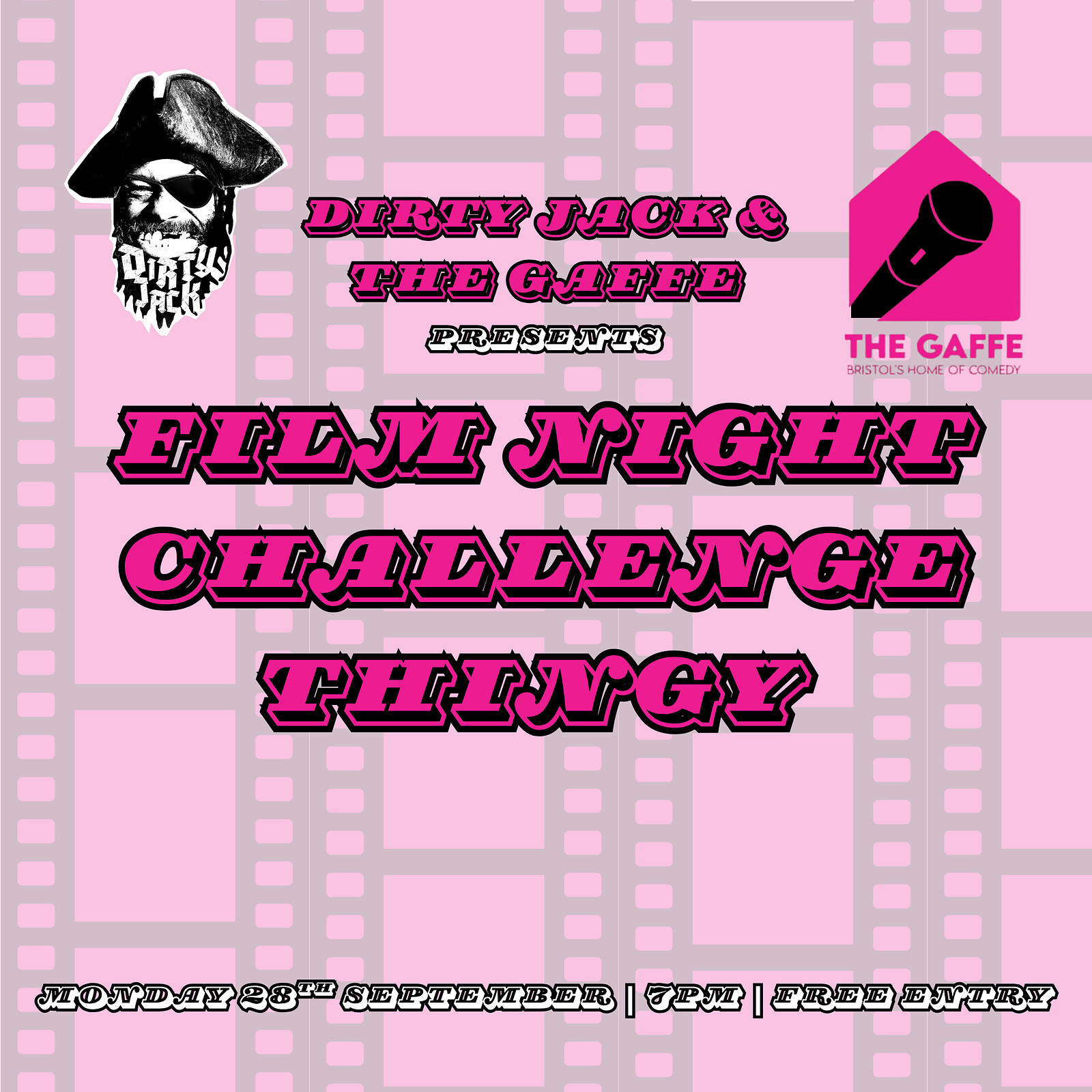 Film Night Challenge Thingy at The Gaffe Comedy Club