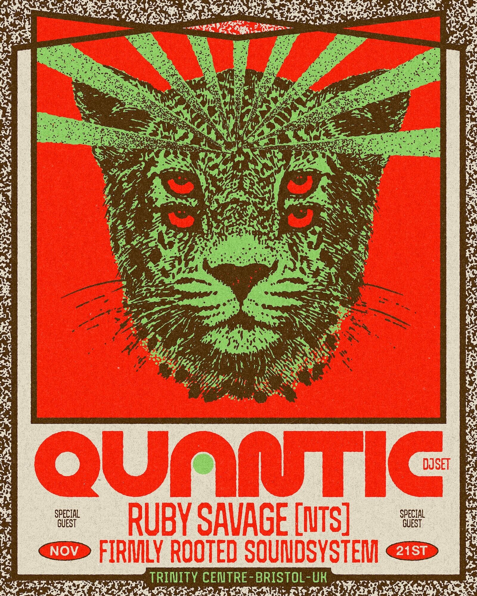 Quantic meets Firmly Rooted Soundsystem + Ruby Savage at The Trinity Centre