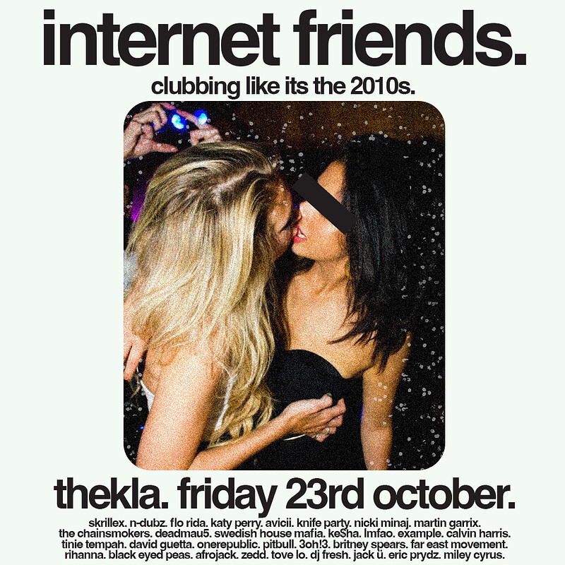 Internet friends at Thekla