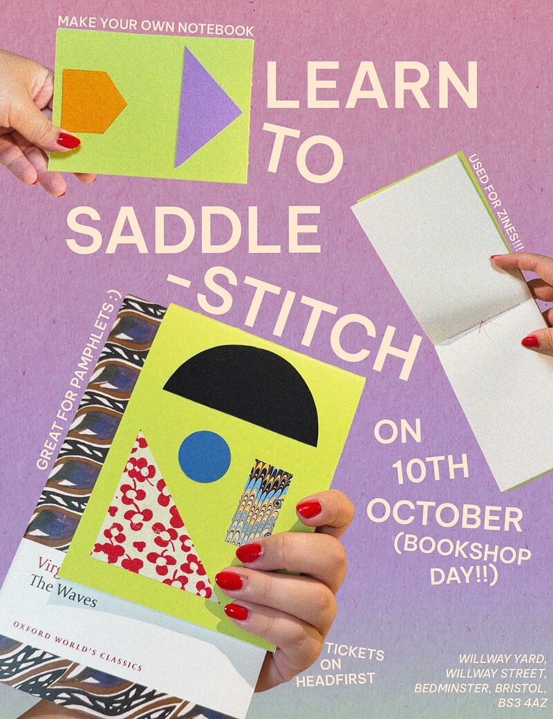 Learn to Saddle-Stitch w/ Minuet Workshop at Willway Yard