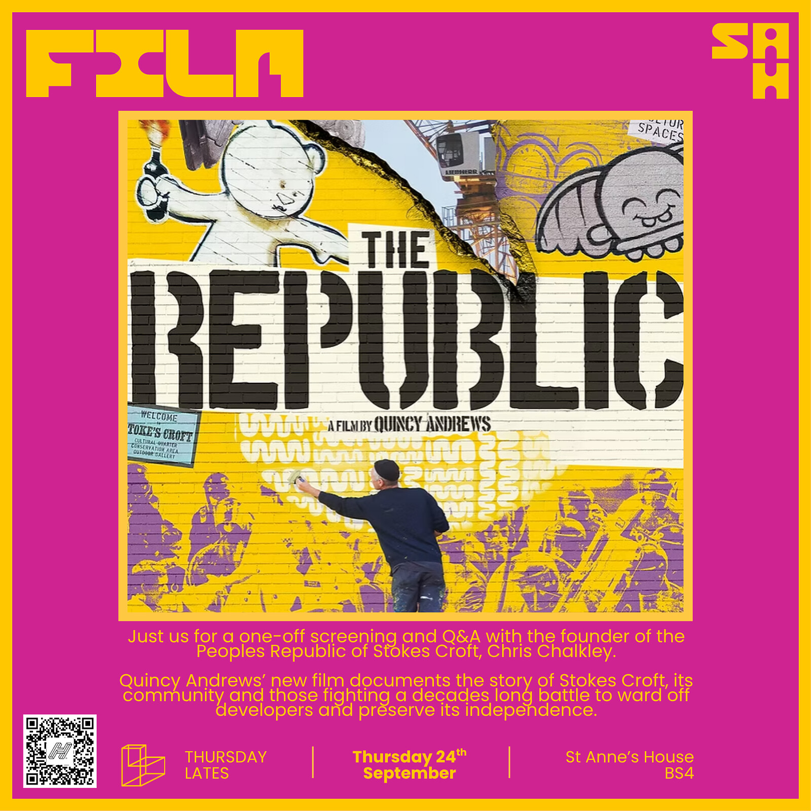 Film and Q&A: The Republic at St Anne's House (BS4)
