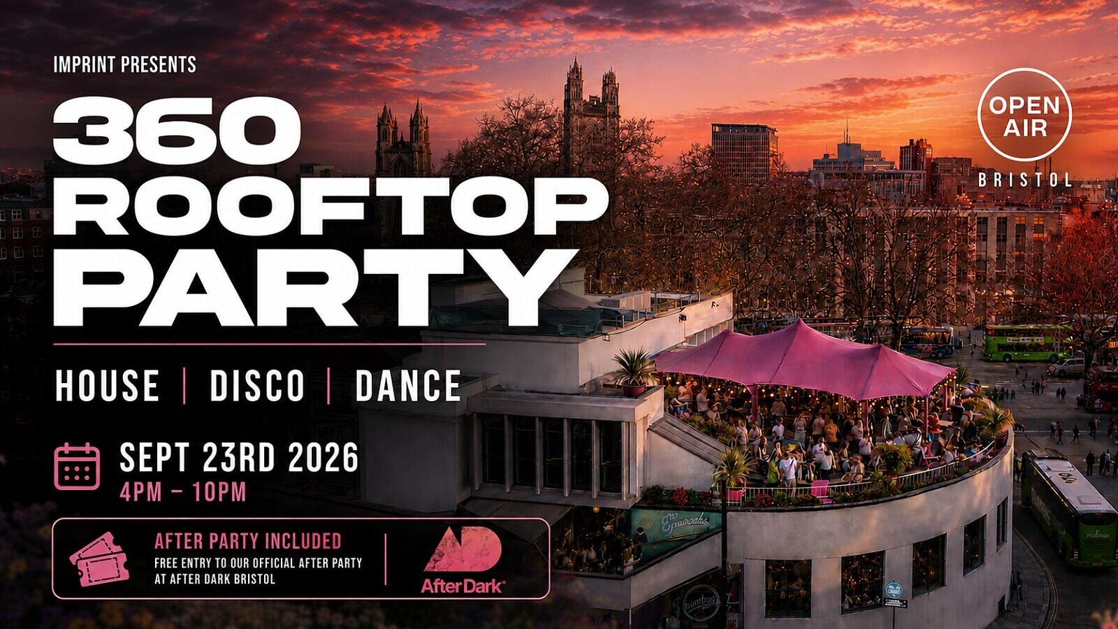 Imprint Presents: 360 Rooftop Party at Bambalan