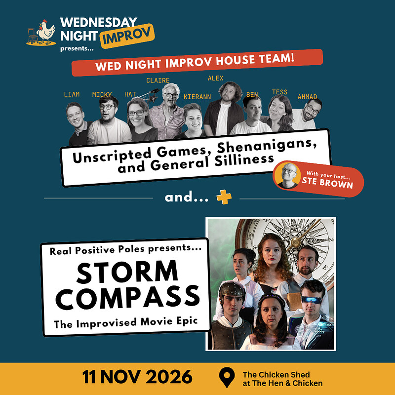 Wednesday Night Improv: November Show at The Hen & Chicken