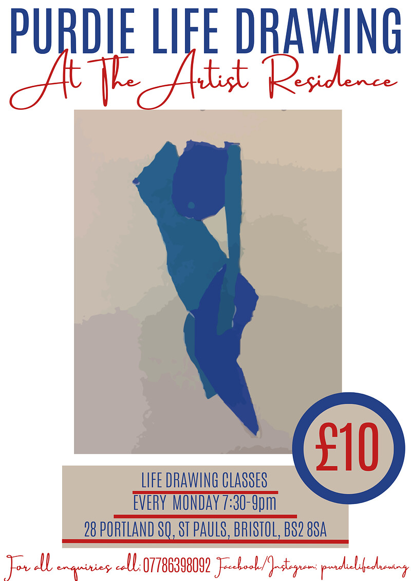 Purdie Life Drawing at Artist Residence Bristol
