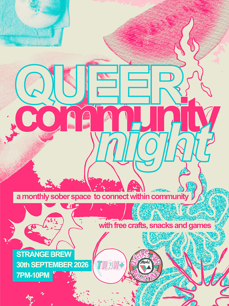 Queer Community Night with Stewarding Workshop at Strange Brew