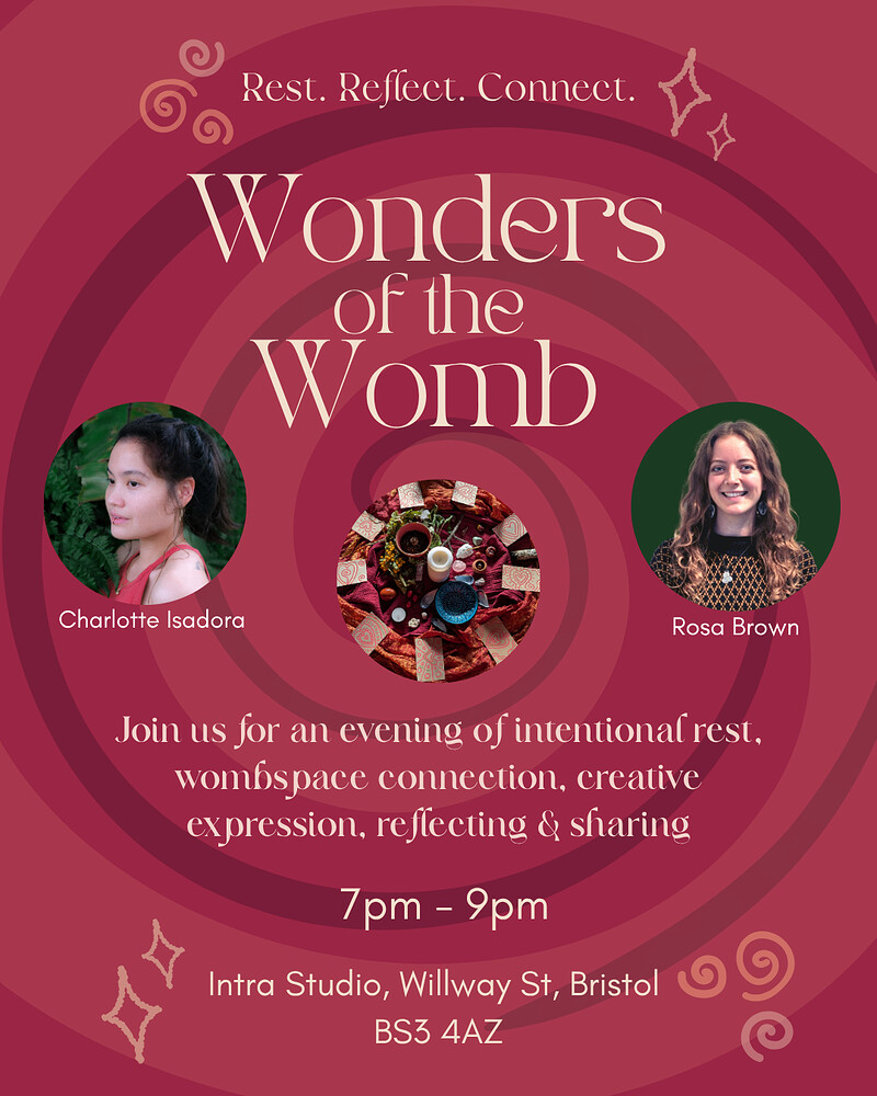 Wonders of the Womb workshop at Intra- Studio, Bedminster