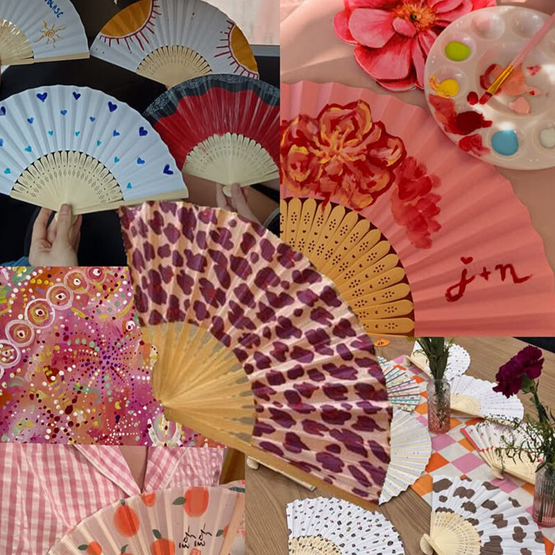 Fan Painting Workshop at Commune Cafe