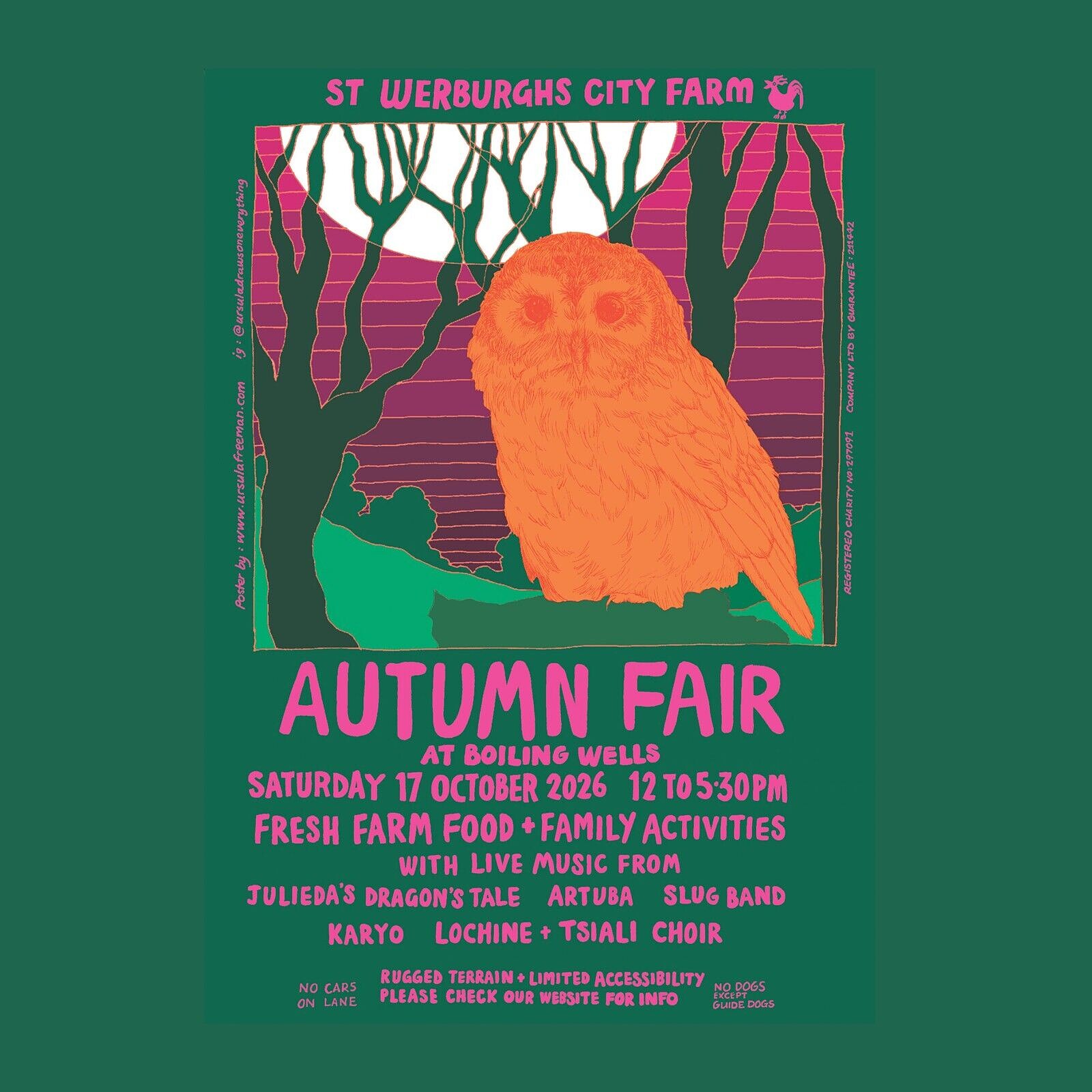 St Werburghs City Farm Autumn Fair 2026 at Boiling Wells, St Werburgh's City Farm