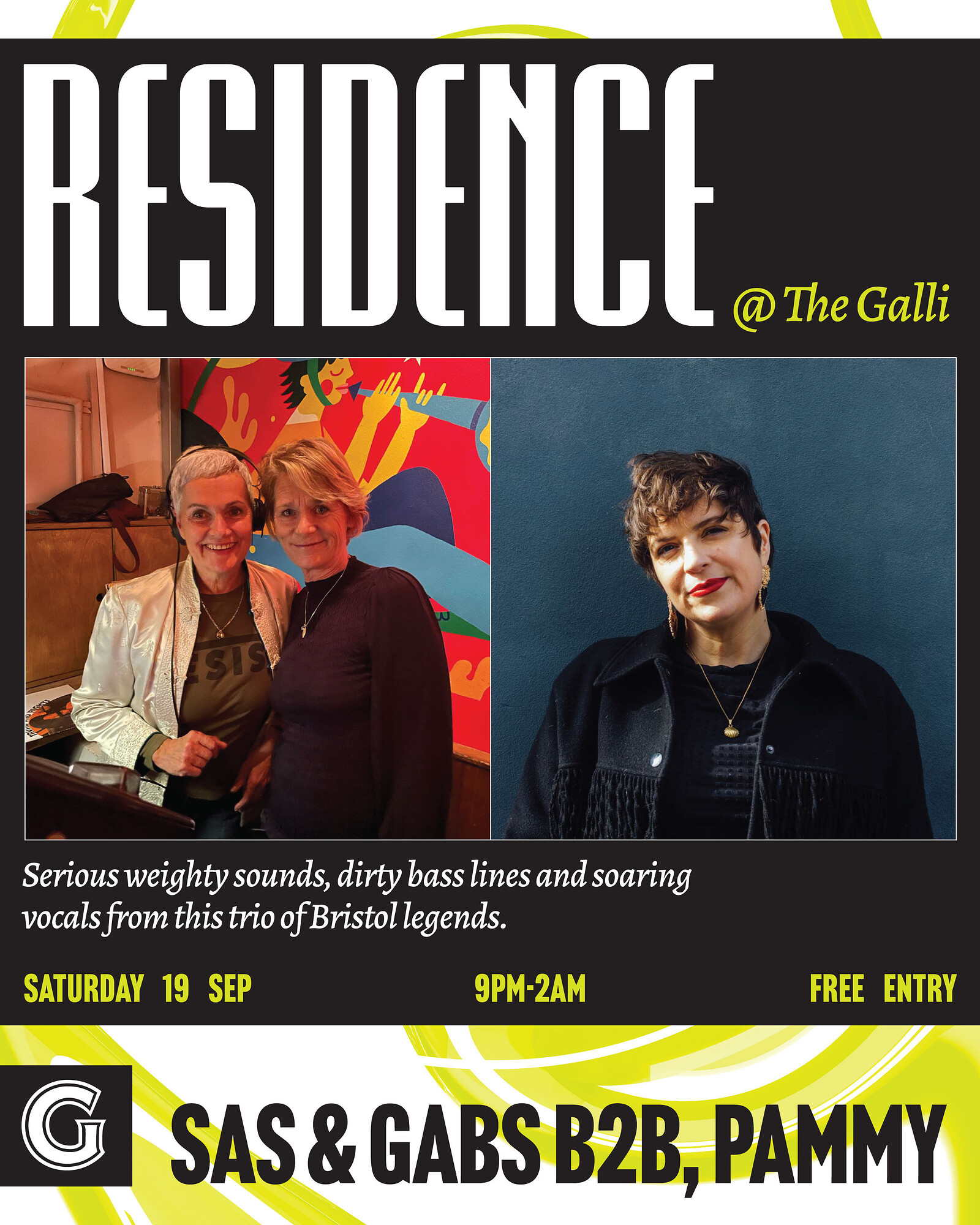 FEMMES ON DECKS ft. SAS & GABS B2B PAMMY at The Gallimaufry