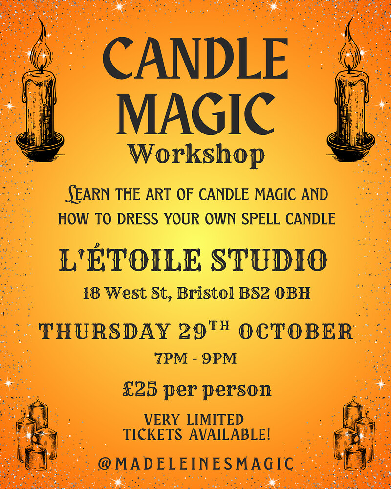 Candle Magic Workshop - Madeleines Magic at L'Étoile Studio