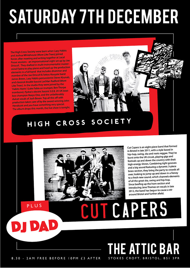 High Cross Scociety at The Attic Bar