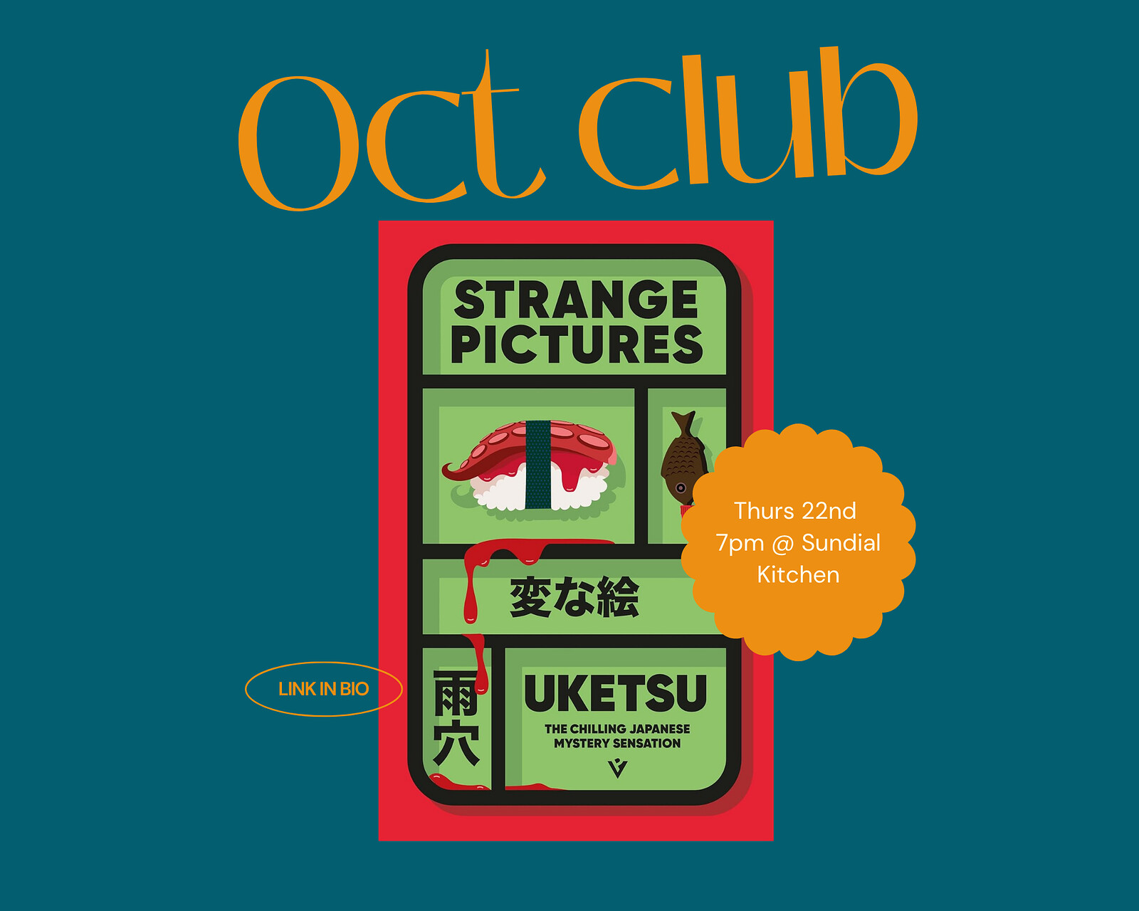 Bristol Wine and Book Club | Strange Pictures at Sundial Kitchen, Totterdown
