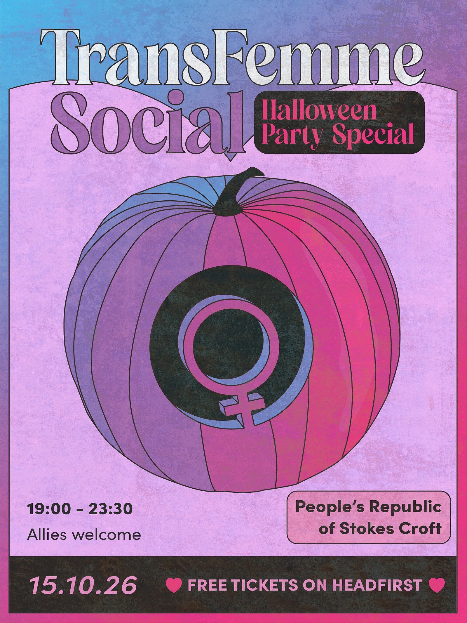Transfemme Social - Halloween Special at People's Republic of Stokes Croft