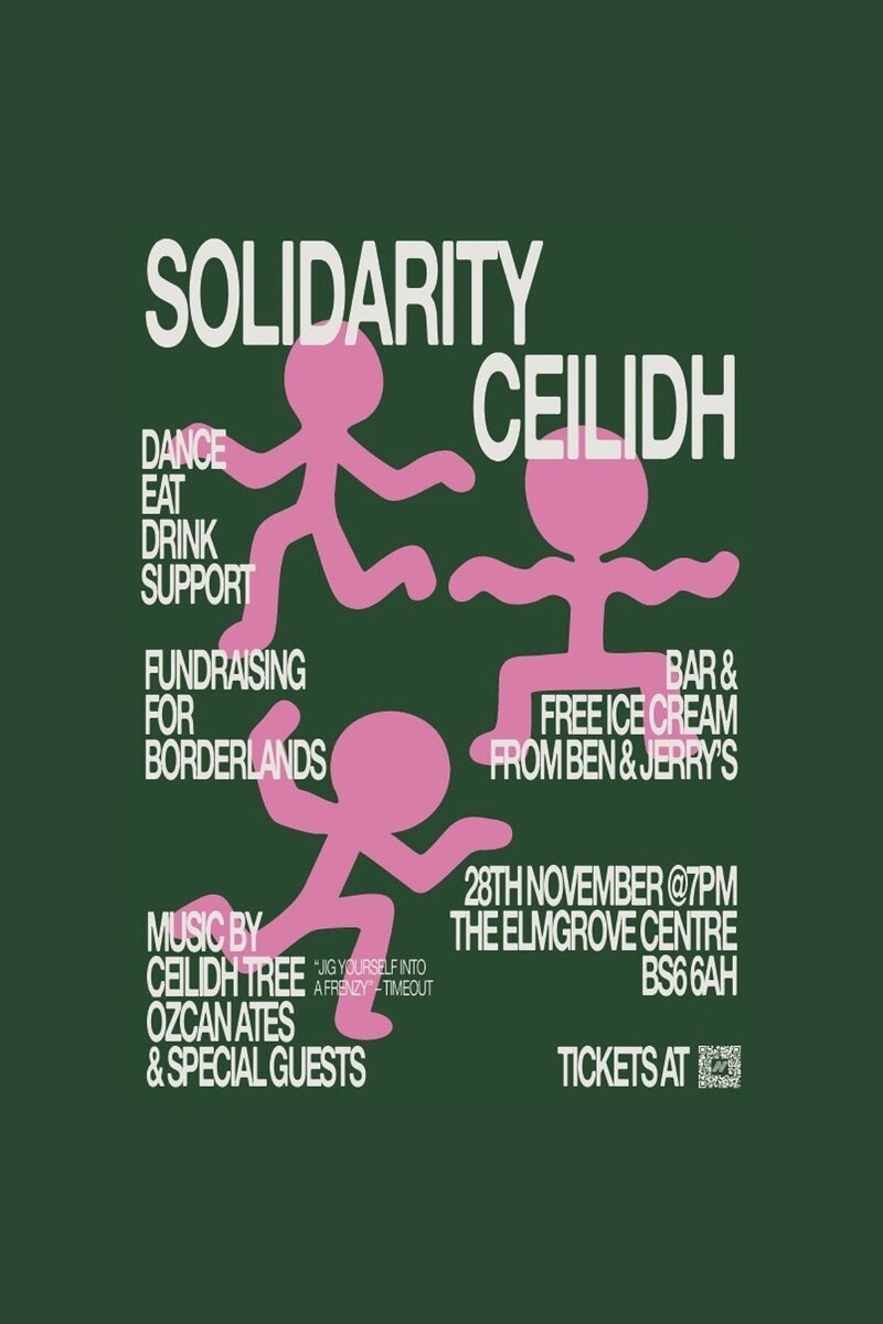 Solidarity Ceilidh - Fundraiser for Borderlands at The Elmgrove Centre