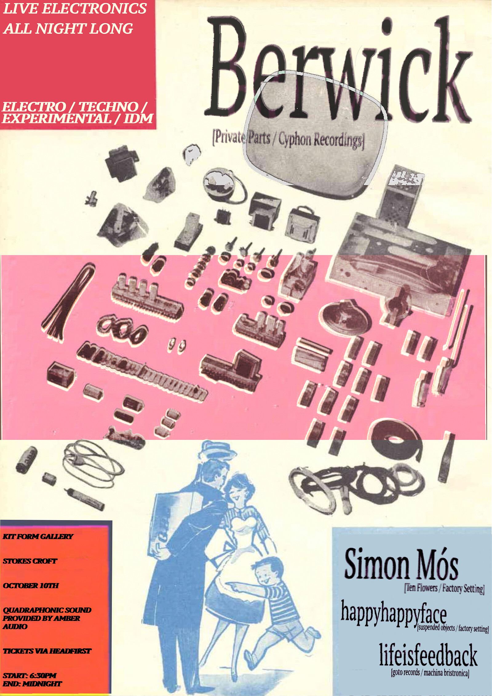 Berwick, Simon Mós, happyhappyface & lifeisfeedback at KIT FORM