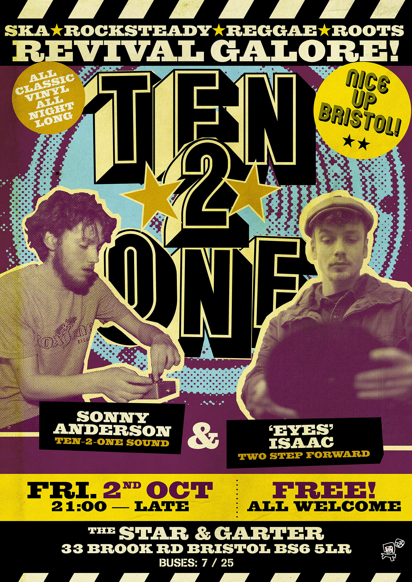 Ten2One: Reggae Oldies at Star and Garter at Star & Garter