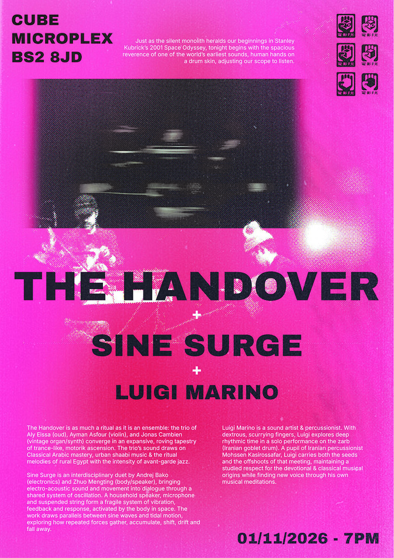 The Handover / Sine Surge  / Luigi Marino at The Cube