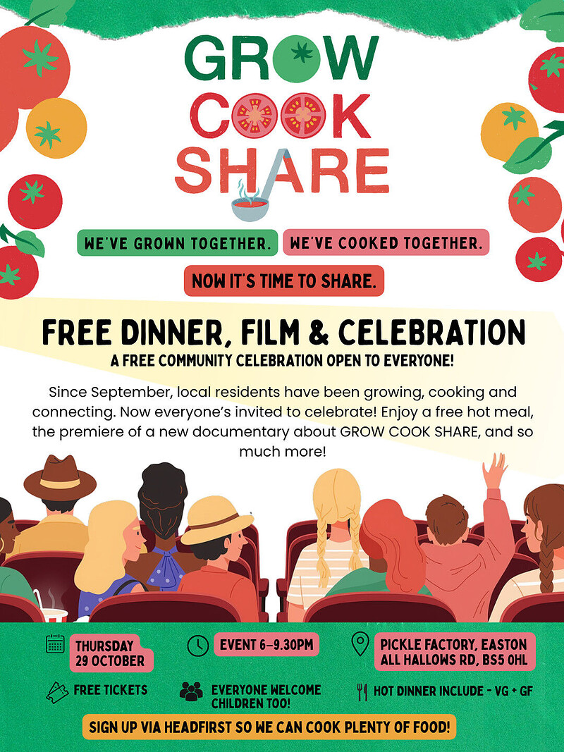 Grow Cook Share: Community Film Screening at The Pickle Factory