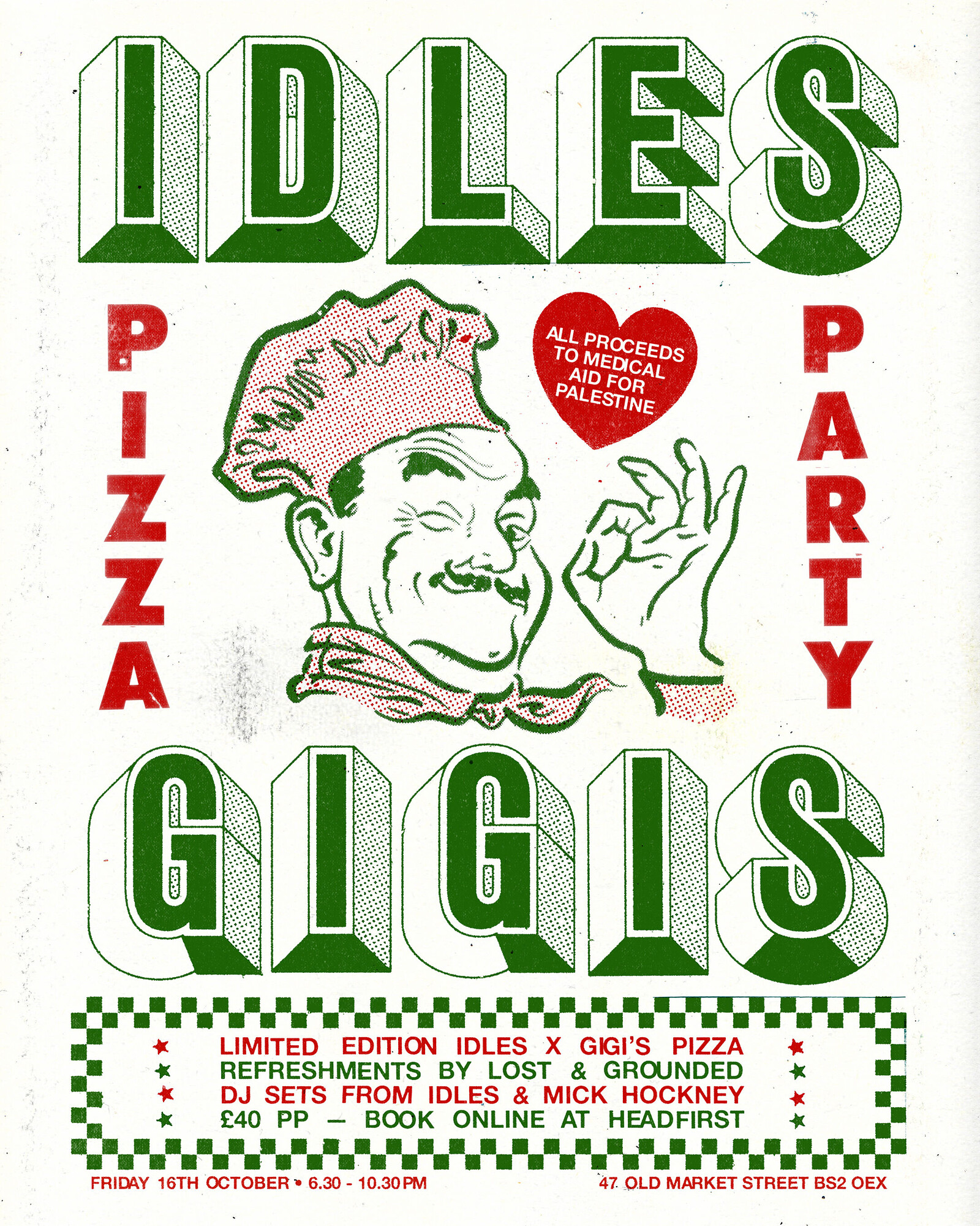 IDLES x Gigi's   **Pizza Party + DJs** at Gigis Pizza Shop