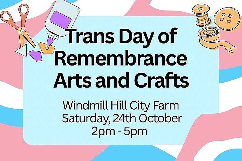Trans Day of Remembrance Art And Crafts at Windmill Hill City Farm