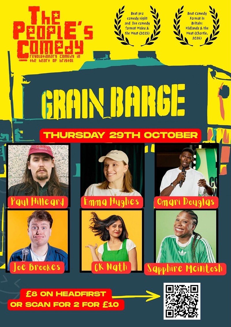 The People’s Comedy at The Grain Barge