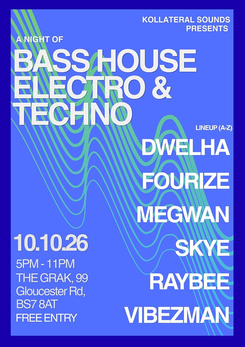 Kollateral Sounds Presents - A Night of Bass House, Electro & Techno at The Grak