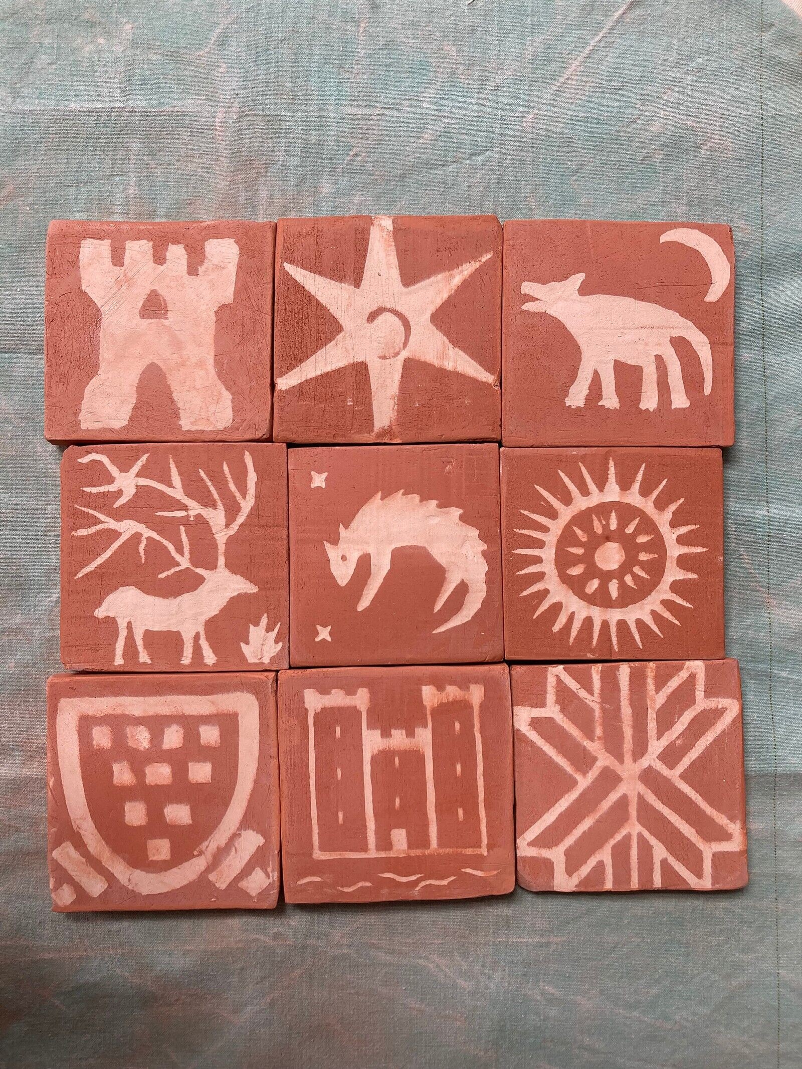 Medieval Tile making at Windmill City Farm