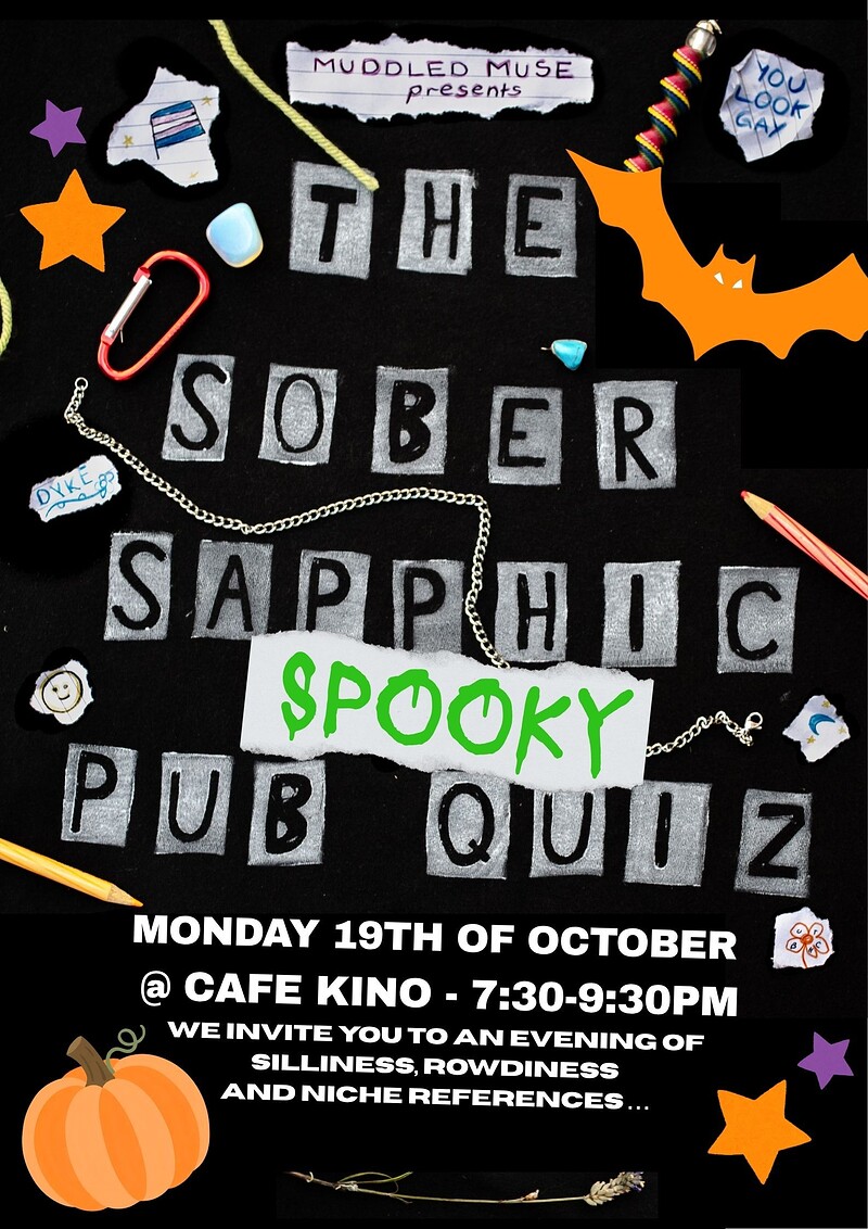 Sober Sapphic Pub Quiz - Spooky Edition at Cafe Kino