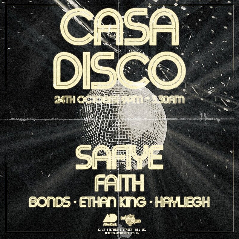 Casa Disco Presents.. Safiye w/ Faith, & More at After Dark