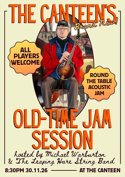 Old-Time Session w/ Michael Warburton & the Leaping Hare String Band